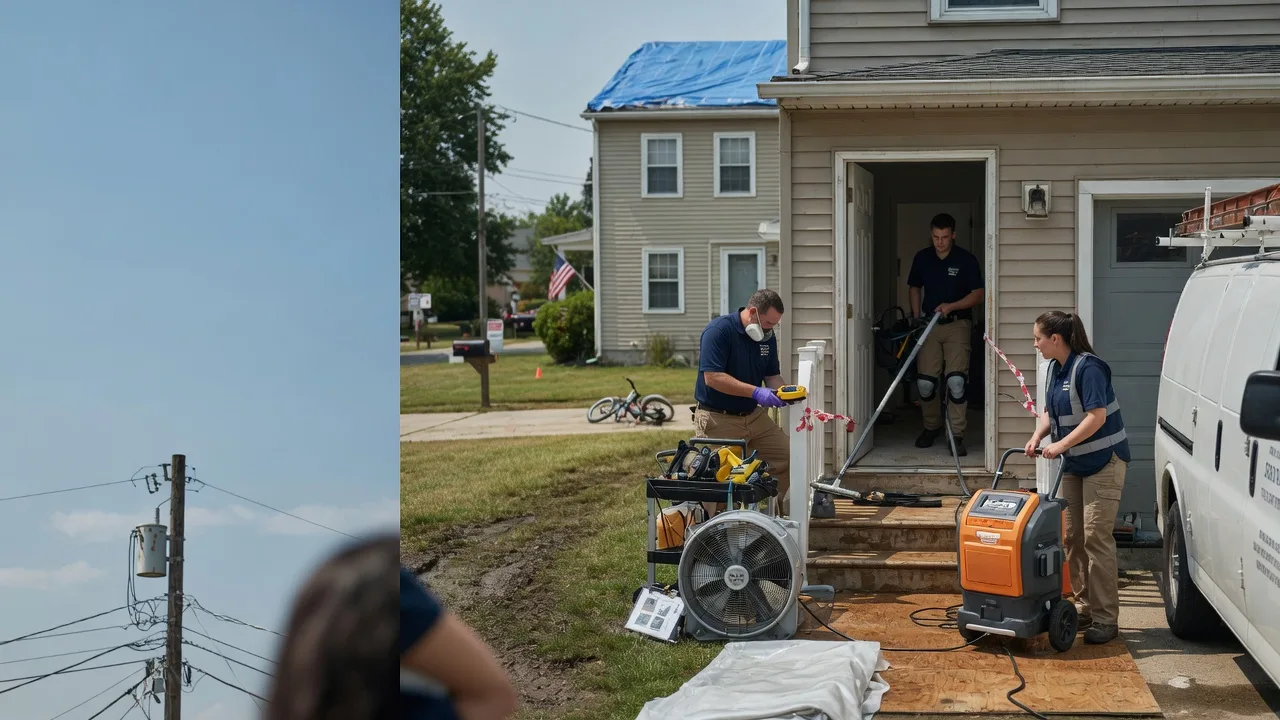 Water Damage Repair in Lost Springs, KS near me